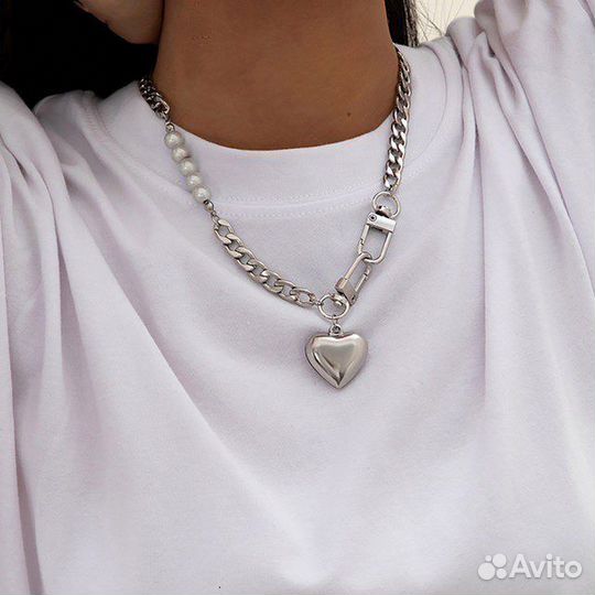 Колье с сердцем