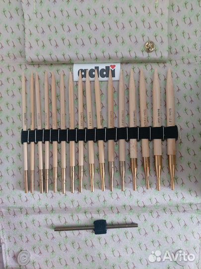 Набор спиц AddiClick Bamboo