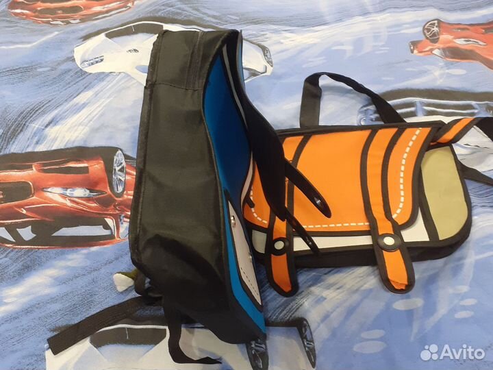 Новый рюкзак и сумка мультяшные