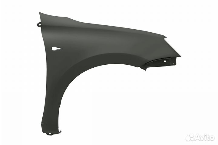 Крыло правое Лада Гранта в цвет серый 633 Борнео