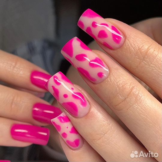 Маникюр Гель лак Наращивание