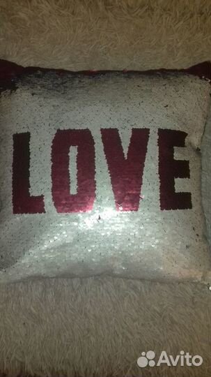 Наволочки с пайетками 