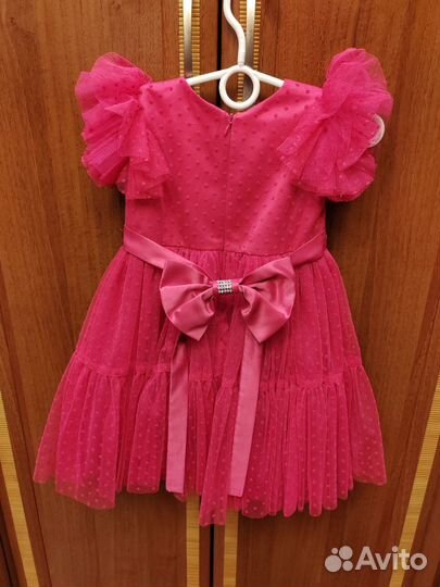 Платье нарядное для девочки размер 86-92