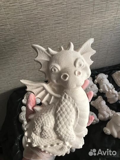 Барельеф, гипсовые фигурки,раскраска