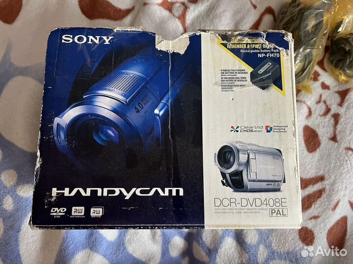 Видеокамера sony handycam DCR-DVD408E