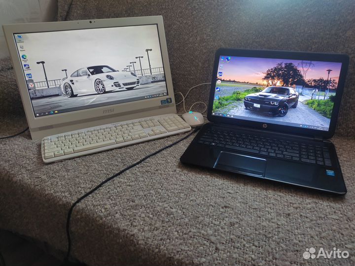 Ноутбук HP 4 ядра и MSI на core i3