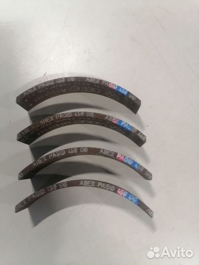 Комплект накладок для барабанных тормозных колодок