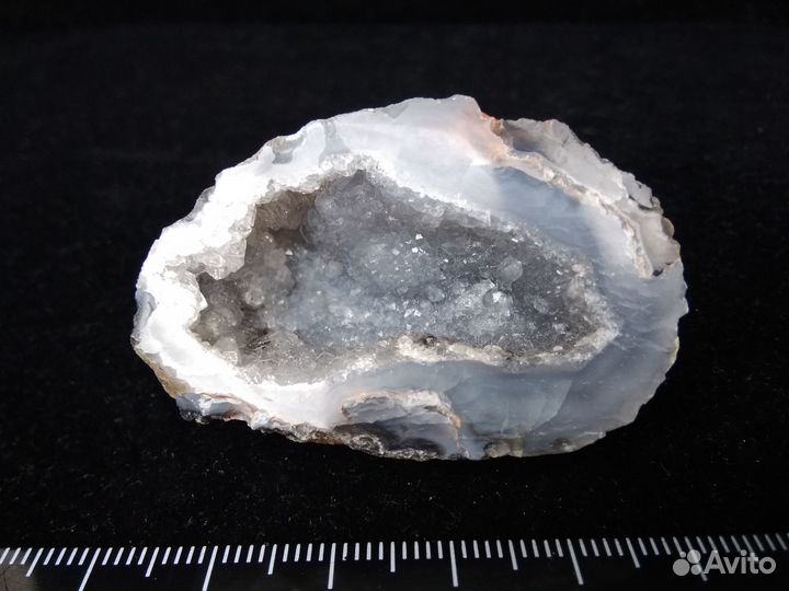 Агат сапфирированный