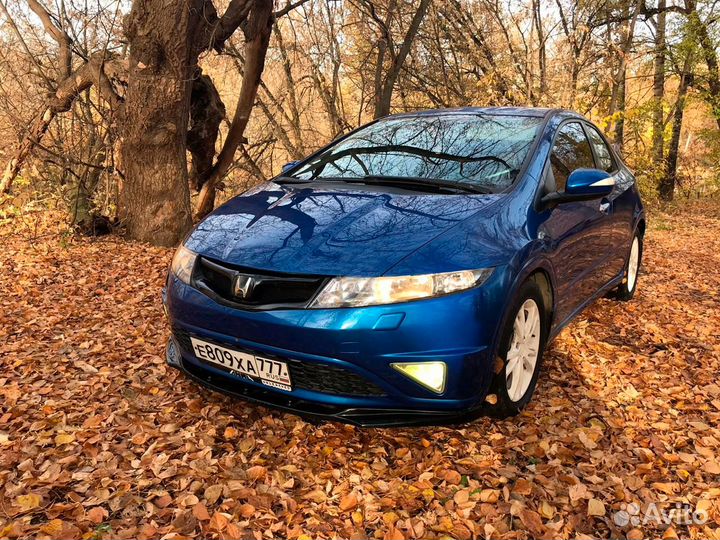 Сплиттер maxton Honda Civic 8 5D ABS пластик
