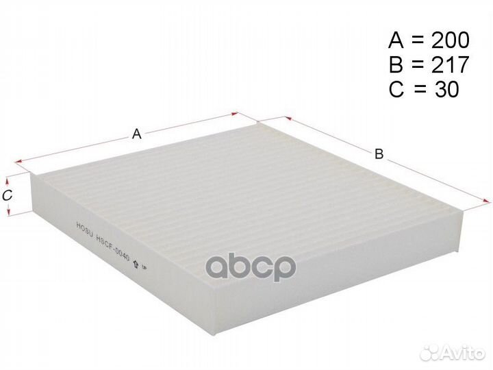 Фильтр салона nissan primera P12 01-08/almera