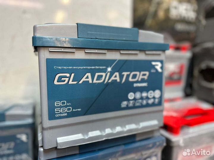 Аккумулятор новый 60 Ач Gladiator