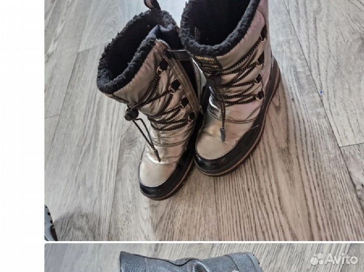 Зимние ботинки geox 35р