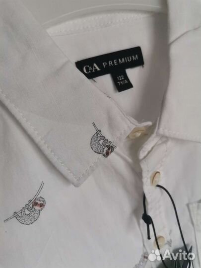 Рубашка для мальчика 122 C&A premium