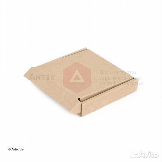 Маленькая коробка 90*90*16 мгк Т24E бурая