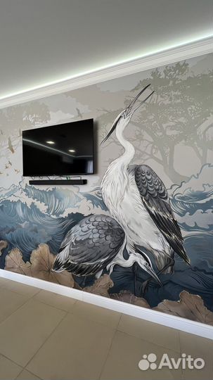 Роспись стен.Барельеф