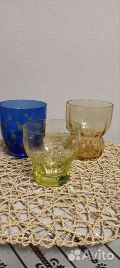 Ваза,салфетница стакан горох Кобальт