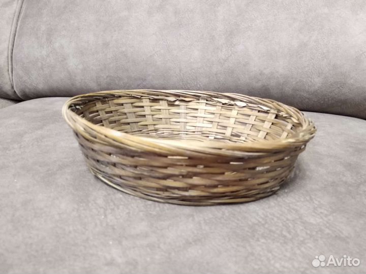 Корзинка плетёная для мелочей 20*17см
