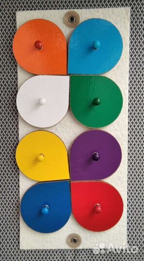 Обучающая игра, Лепестки Воскобовича (эталоны цвет