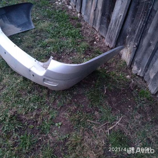 Задний бампер на Приору