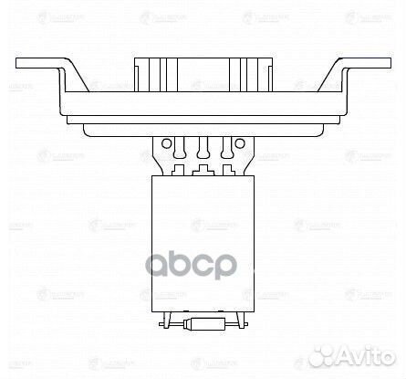 Резистор вентилятора отопителя LFR1850 luzar