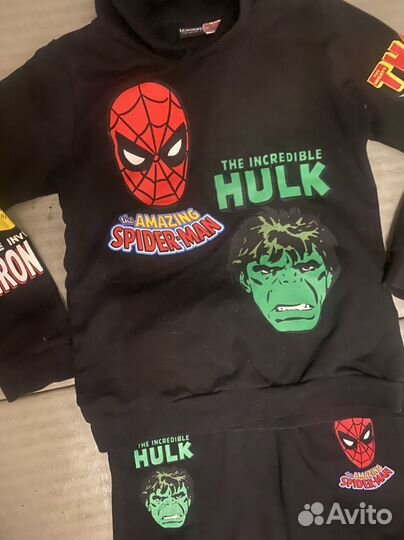 Костюм трикотажный скелета,костюм Marvel