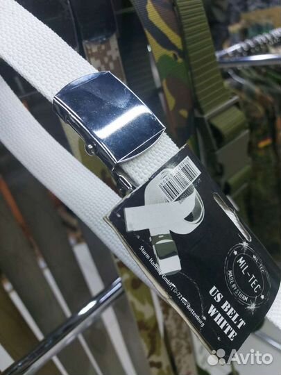Ремень Mil-tec white/khaki
