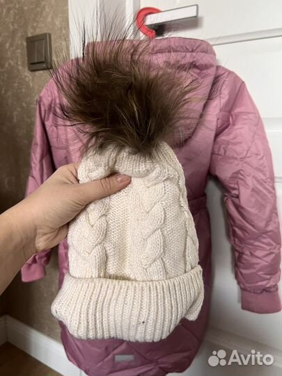 Пальто для девочки 140