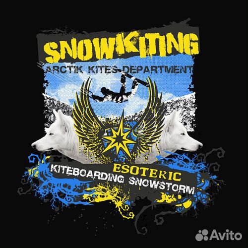Футболка для Кайтсерферов Esoteric SnowStorm L.Blu