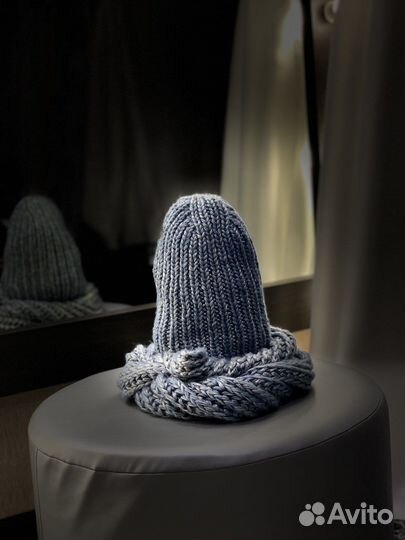 Комплект шапка и снуд детский