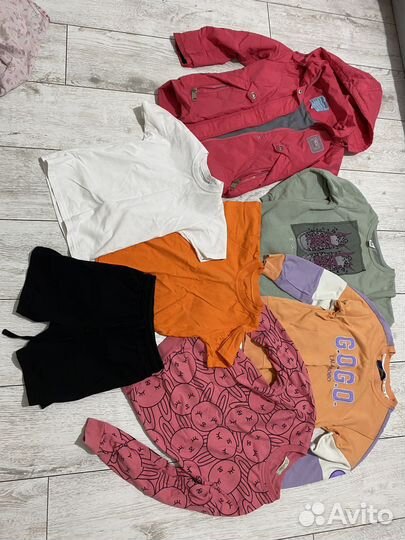 Пакет одежды на девочку 110 см
