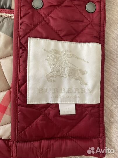 Детская куртка burberry 6 лет оригинал