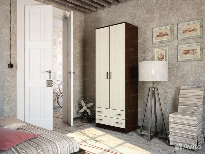 Шкаф 2х створчатый Дуэт