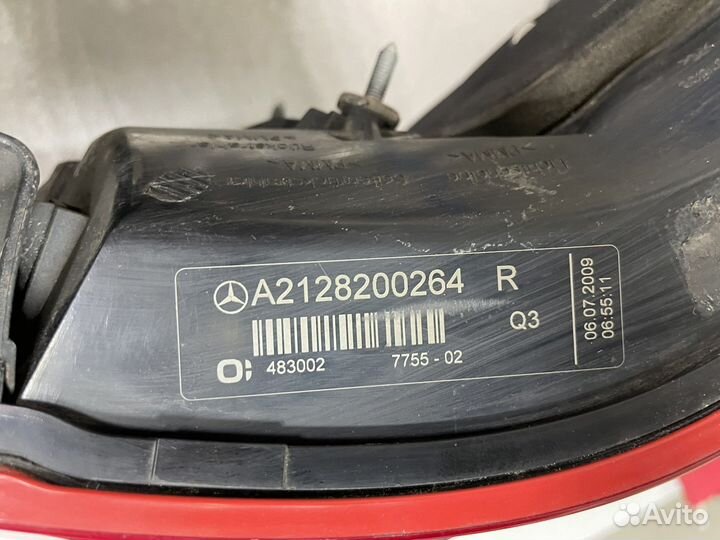 Mercedes W212 - Фонарь задний правый