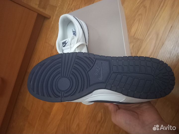 Кроссовки мужские nike dunk low белые