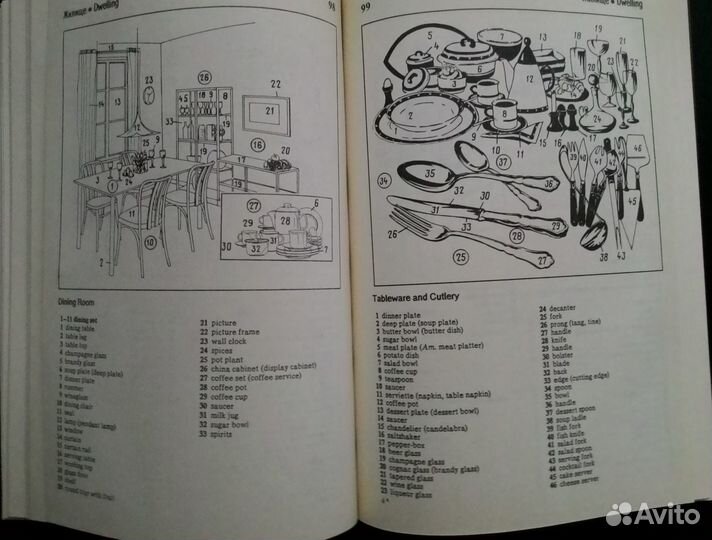 Словари англ, испанский, итальянский, французский