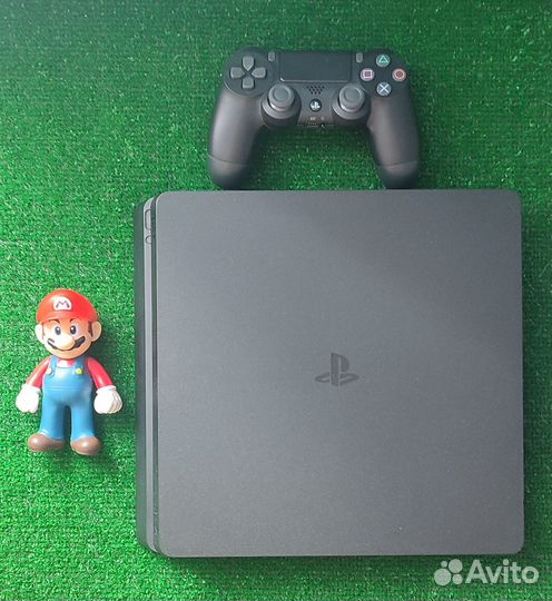 PlayStation 4 Slim 1TB + игра в подарок в Марио