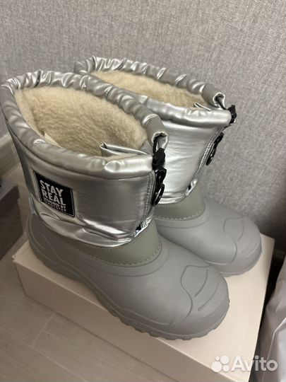 Сноубутсы котофей с защитой от снега/воды 37-37,5