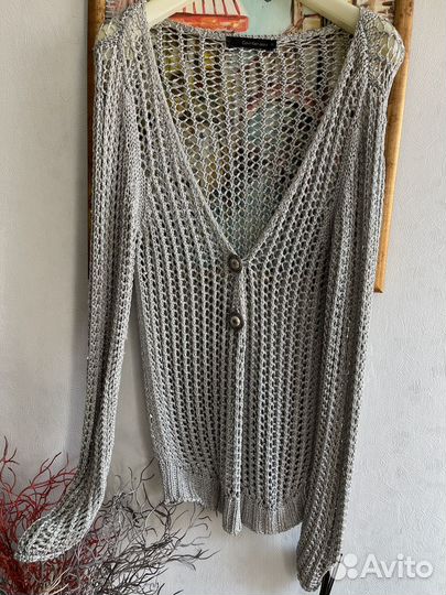 Calvin klein свитер- сетка р. 40-42/44