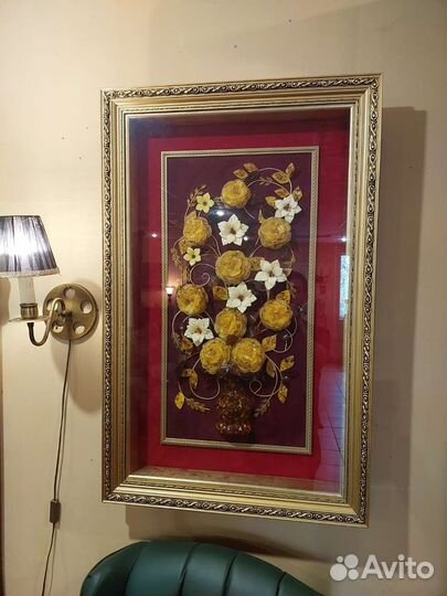 Панно из янтаря Арт.000117