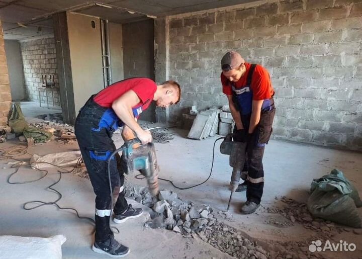 Разнорабочие на стройку подсобники землекопы