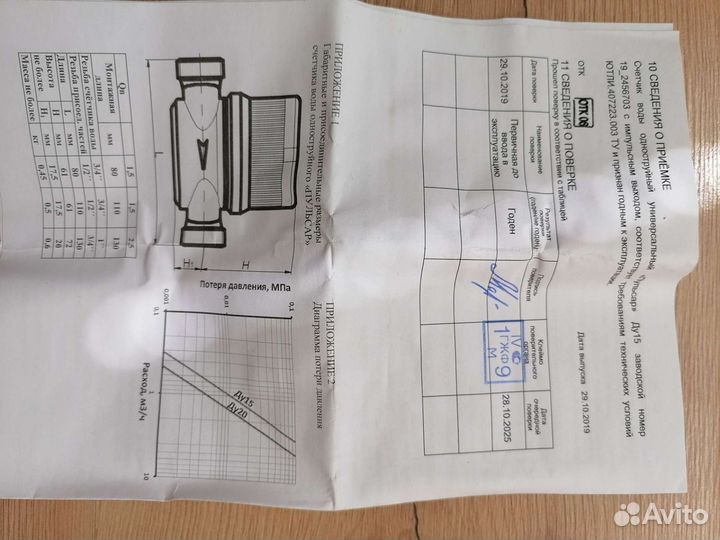 Счетчик воды