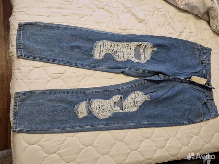 Джинсы mom 40 L