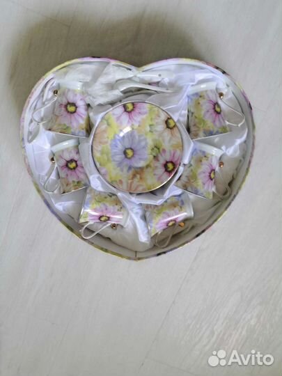 Новый кофейный набор шесть персон