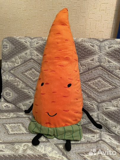 Морковь IKEA (икеа) игрушка мягкая