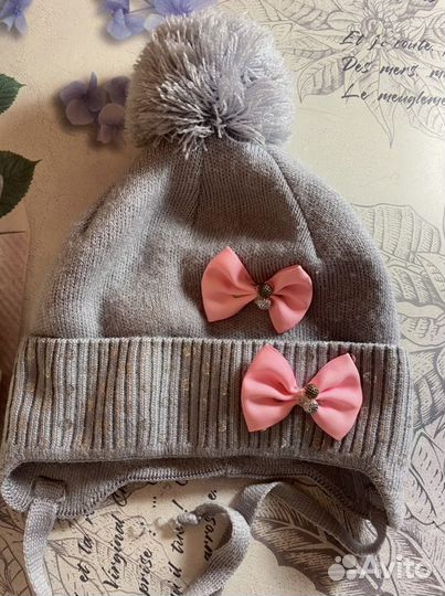 Шапки для девочки, 4 шт., размер 50 52, 54