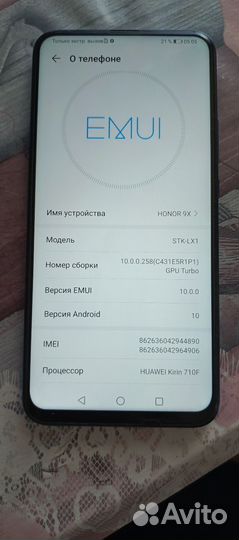 HONOR 9X Lite, 4/128 ГБ