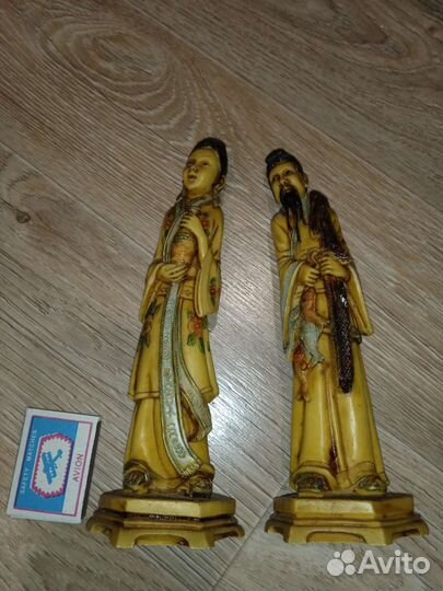 Восточные статуэтки женщина и мужчина. Торг