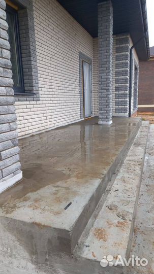 Бетонные работы/фундамент/отмостка/поднятие дома