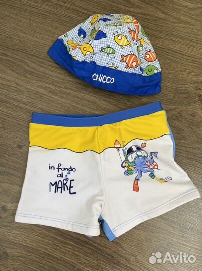 Плавки и бандана Chicco на мальчика 80р