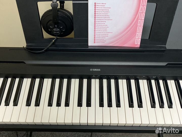 Цифровое пианино yamaha p 45 чехол стойка наушники